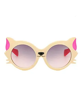 Kids' Stylish UV Protection Cartoon Cat Design Sunglasses 