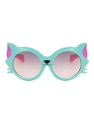 Kids' Stylish Cartoon Cat Design Sunglasses 