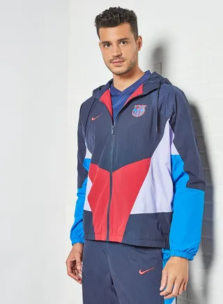 F.C. Barcelona Windrunner Jacket Navy 