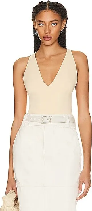 A.L.C. Vera Bodysuit in Nude