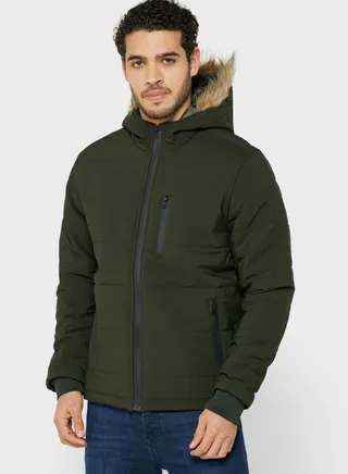 Quilted Parka Jacket