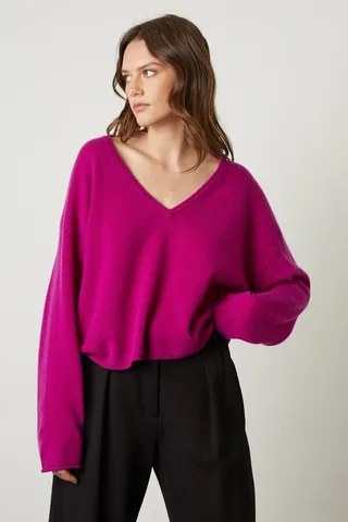 Amika Cashmere V-Neck Sweater