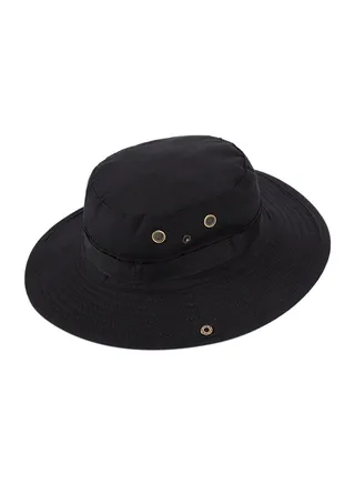 Solid Acrylic Hat Black 