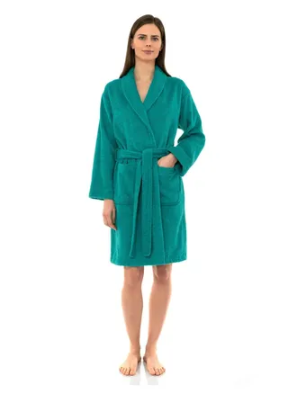 Peacock Green Colour Nightwear Dressing Gowns  Bathrobe XXL Size 