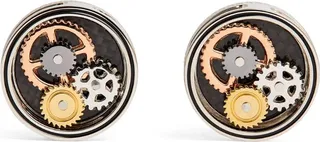 Tateossian Circle Gear Cufflinks