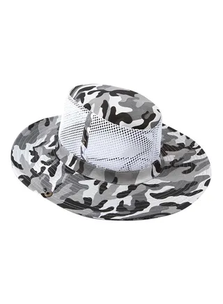 Outdoor Fishing Bucket Hat HL025 White 
