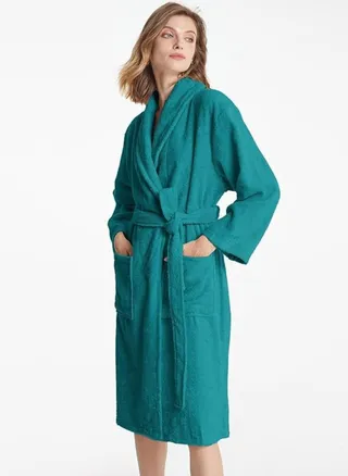 Peacock Green Colour Classic Hotel and Spa Quality  Bathrobe XXL Size 