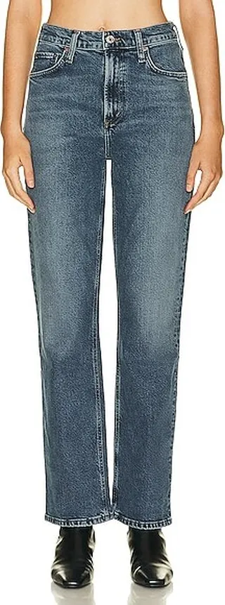 AGOLDE Vintage High Rise Bootcut in Blue