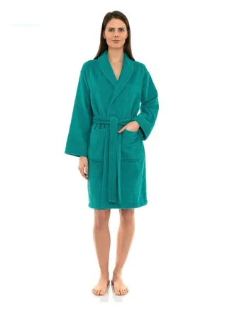 Peacock Green Colour Light Weight and Quick Drying  Bathrobe XXL Size 