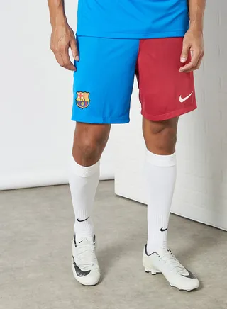 F.C Barcelona 2021/22 Stadium Home/Away Shorts Blue/Maroon 