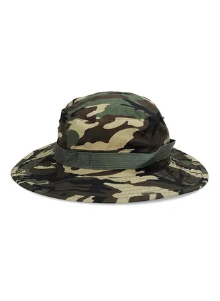 Outdoor Fishing Bucket Hat HL006 Green/Beige 