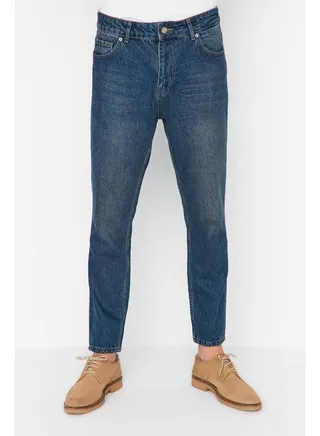 Jeans - Dark blue - Relaxed 