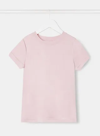Girls Basic Short Sleeve T-Shirt 