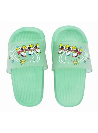 Non-Slip Lightweight Slides Fern Green 