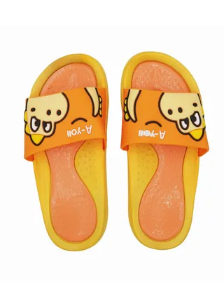 Non-Slip Lightweight Slides Orange/Yellow 