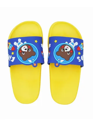 Non-Slip Lightweight Slides Yellow/Blue 