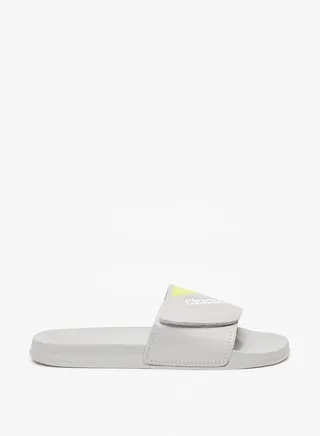 Boys' Panelled Slip-On Slide Slippers 