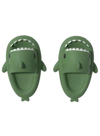 Cute Shark Kids Slippers Non-Slip Flat Sandals Suitable for Outdoor or Indoor Soft and Comfortable Slippers 