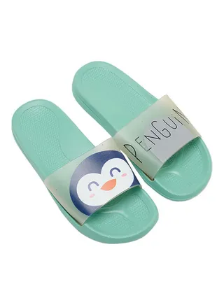 Kids Non-Slip Lightweight Slides Seafoam Green 