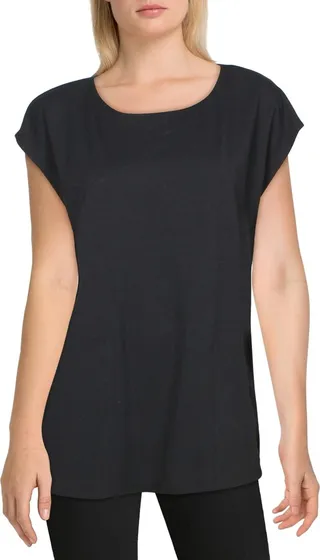 Womens Boxy Casual Tunic Top