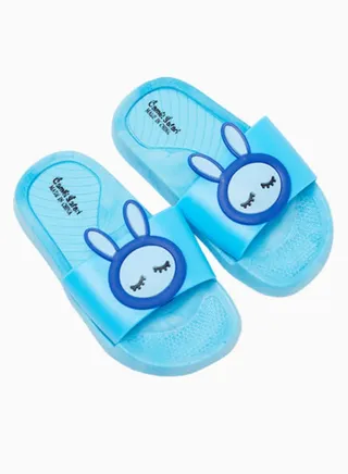 Non-Slip Summer Beach Slides Arctic Blue 