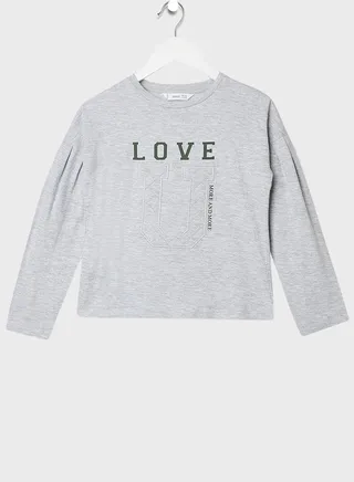 Infant Slogan Print T-Shirt 