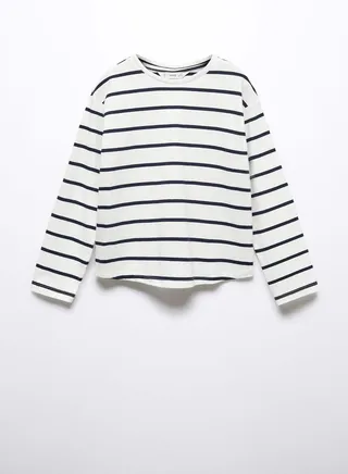 Kids Stripe Crew Neck T-Shirt 