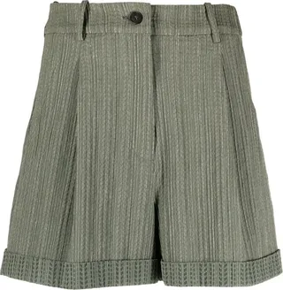 Textured Tailored Shorts