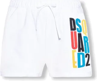 Dsquared2 Logo-Printed Drawstring Shorts