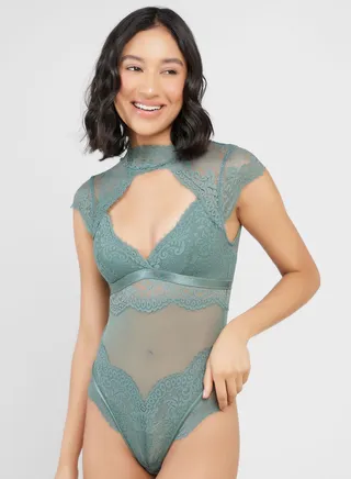 Lace Detail Bodysuit 