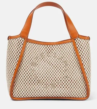 Logo Medium mesh tote bag