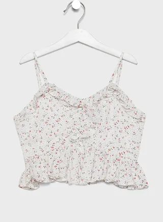 Teen Ditsy Ruffle Top 