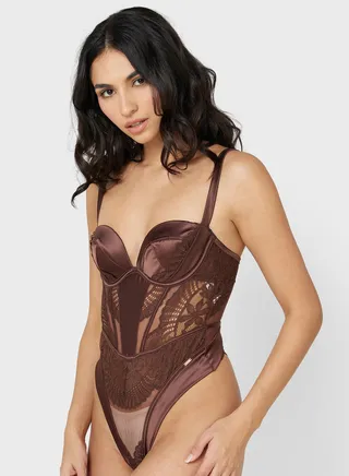 Lace Detail Bodysuit