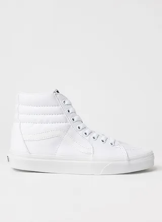 SK8-Hi Canvas Sneaker True White 