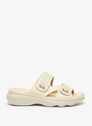 Multi Strap Low Heel Sandals