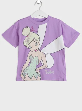 Kids Tinkerbelle Crew Neck T-Shirt 