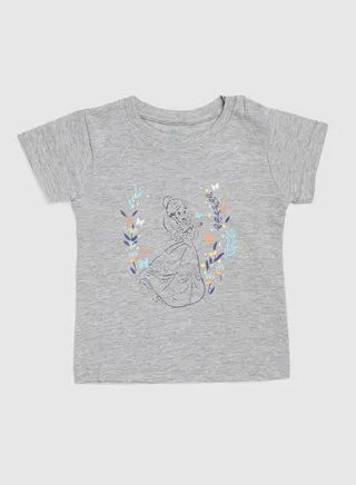 Graphic Printed T-Shirt Grey 
