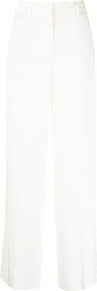 High-Waisted Straight-Leg Trousers