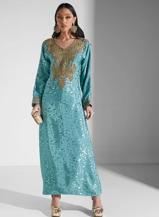 Embellished Embroidered Jalabiya 