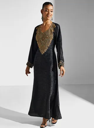 Embellished Embroidered Jalabiya 