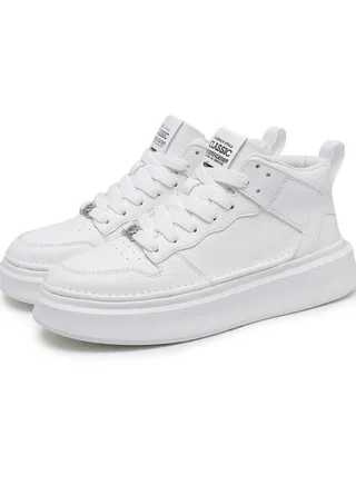 Men's New Mid Top Sports Casual Board Shoes 