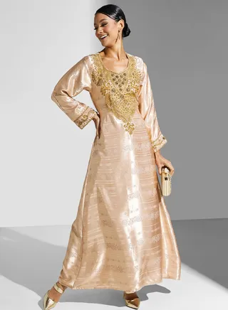 Embellished Embroidered Jalabiya 