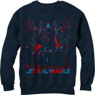 Men's Star Wars Vader TIE Fighter Sweatshirt - Navy Blue - Small