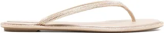 Crystal Thong-Strap Sandals