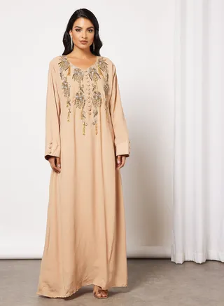 Embellished Detailed Jalabiya 