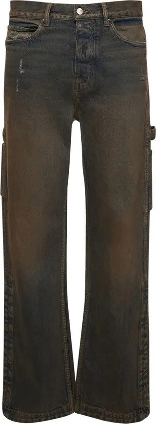 Stack workwear denim jeans
