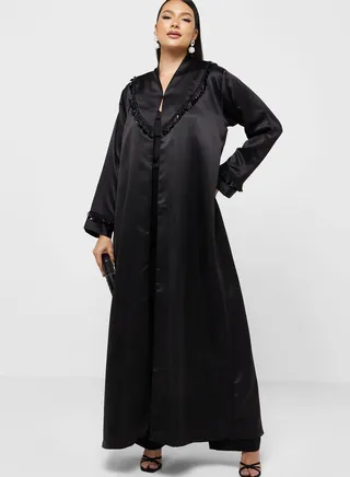 Embellished Detail Abaya 