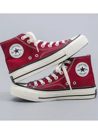 Classic High Top Sneaker Wine Red 