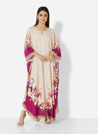 PURE ROYAL CRAPE VISCOSE FABRIC WITH DIGITAL PRINTED BISHT 