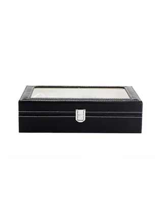 men Leather Watch Storage Box 